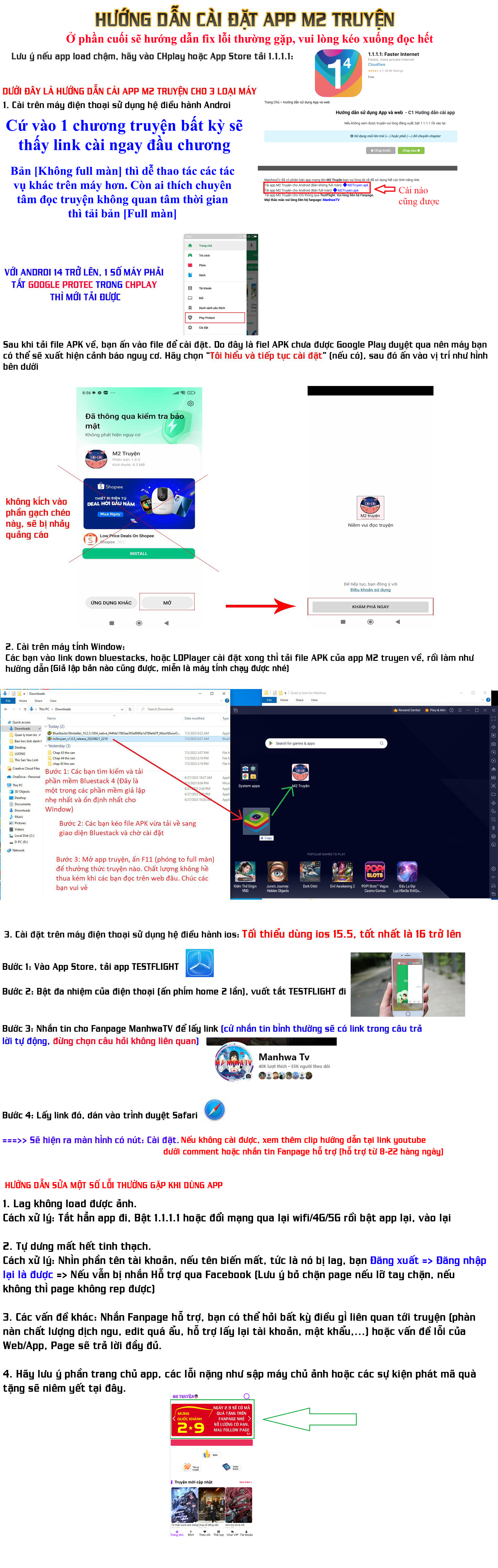 Đọc truyện Hướng dẫn sử dụng App và web - C1 Hướng dẫn cài app